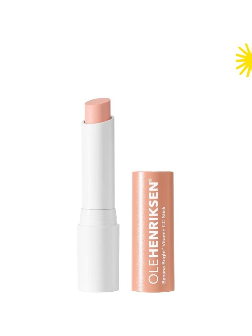 New Ole Henriksen Banana Bright Vitamin CC color-correcting cream stick guava
